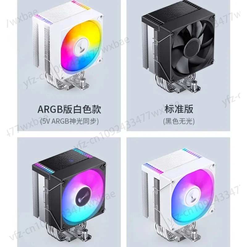 Air Radiator Silent Fan For LGA1700 1200 1151 1150 AM4 AM5 CR1400 EVO CPU Cooler 4 HeatPipes ARGB PWM Processador