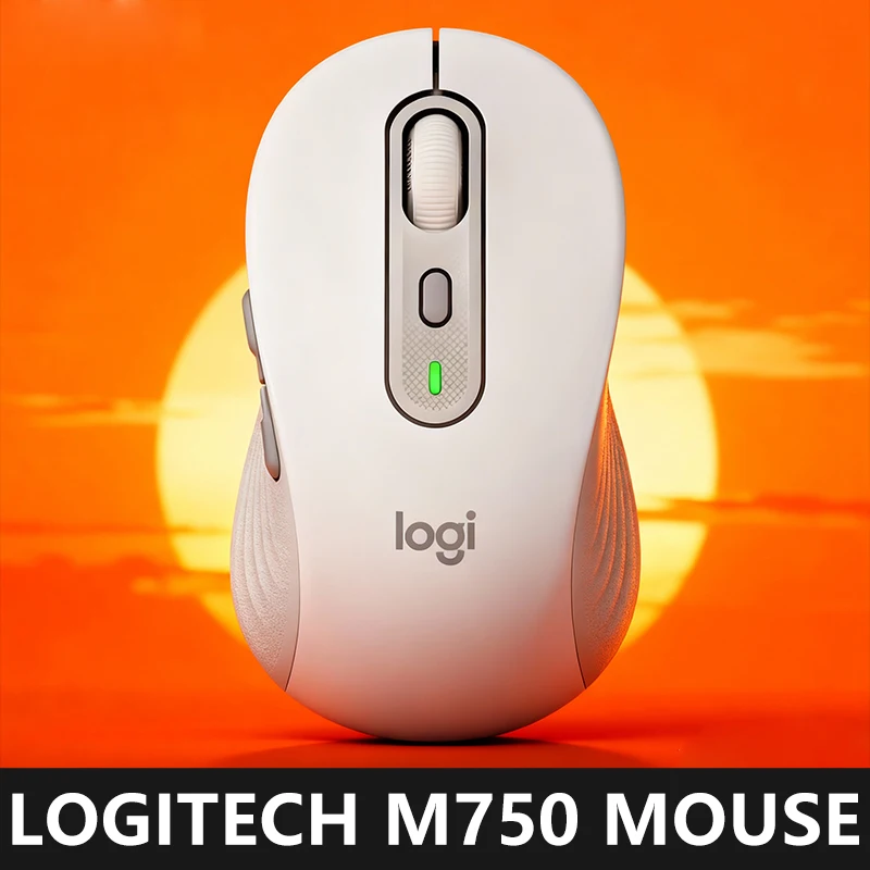 

Logitech M750 Dual-Mode Wireless Mouse, with ultra-long battery life, customizable buttons, ergonomic design tailored for small