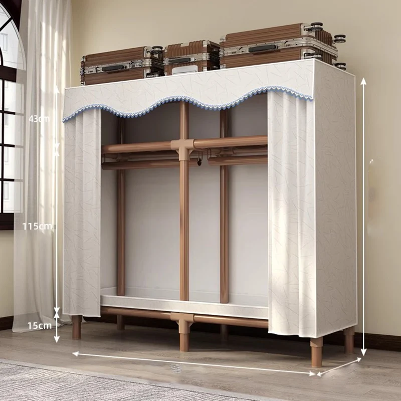 أرفف خزانة حديثة لتوفير المساحة، منظم تخزين، أقسام غرفة النوم، خزانة محمولة، عرض أثاث جناح صالة روبيرو #3