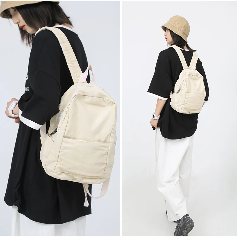 

Canvas Backpack Large College Backpack Casual Bookbag Laptop Backpack Computer Bag Travel Daypack for Women Men