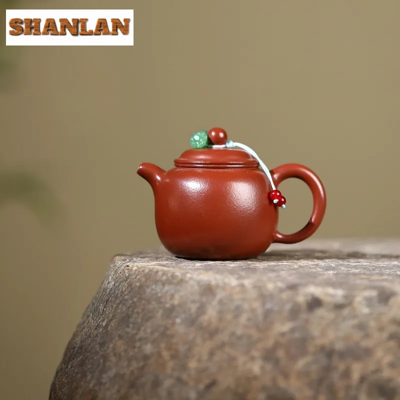 

100 мл Элегантный Исин Фиолетовый Глиняный Чайники Художники Ручная работа P ente Zembali Pot Сырой Руда Чжу Грязевой Чайник с Фильтром Китайский Чайный Набор Zisha