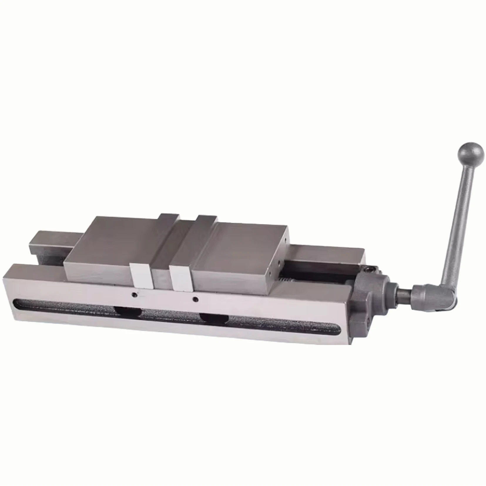 Heavy Duty Bidirectional Angle Adjustable Flat Jaw Bench Vice Double Opening High Precision Clamping Fixture For Milling Surface