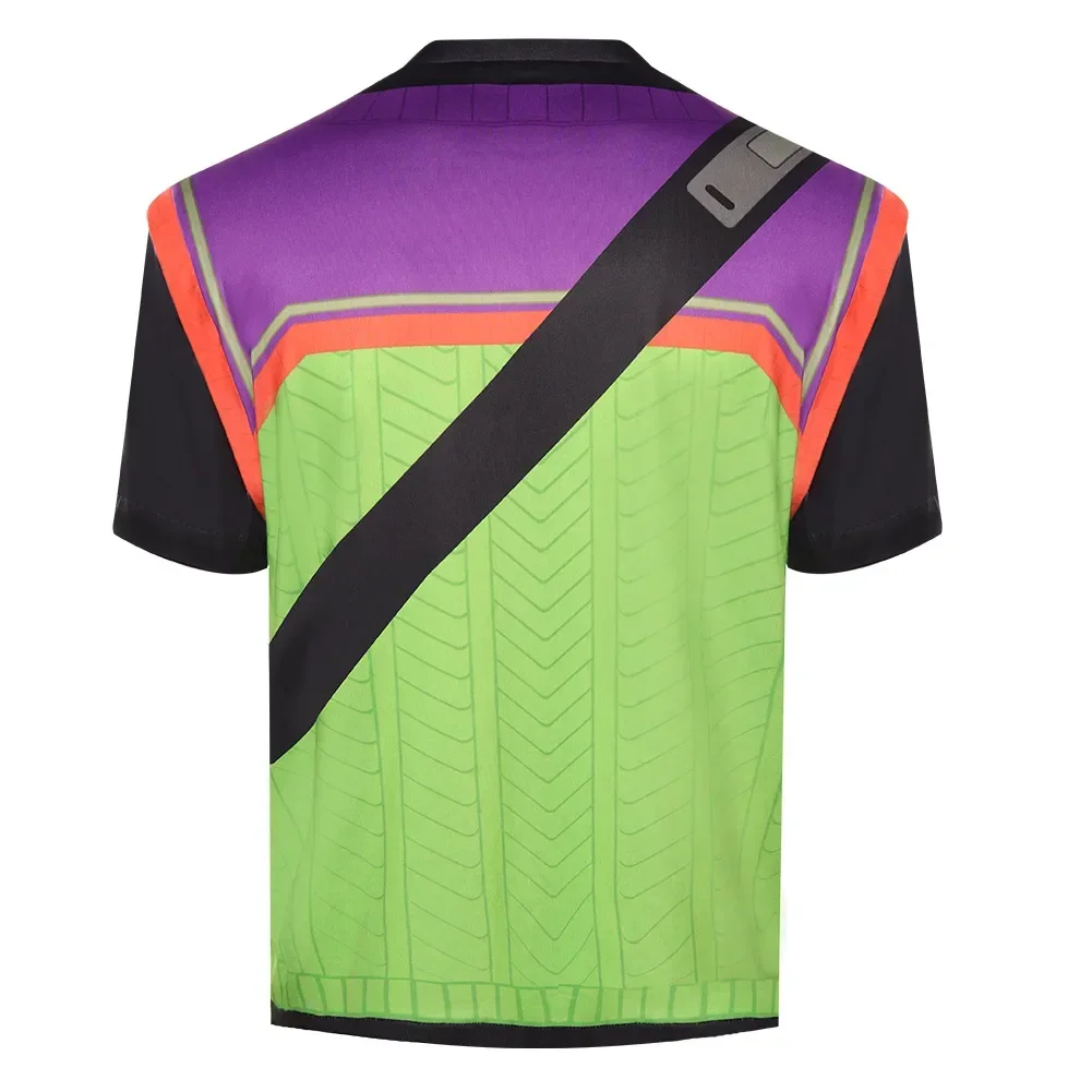 Fato de Cosplay Gekko Masculino, Game Valorant, Fantasia, Casual, Manga Curta, Top com o pescoço, T-shirt, Halloween