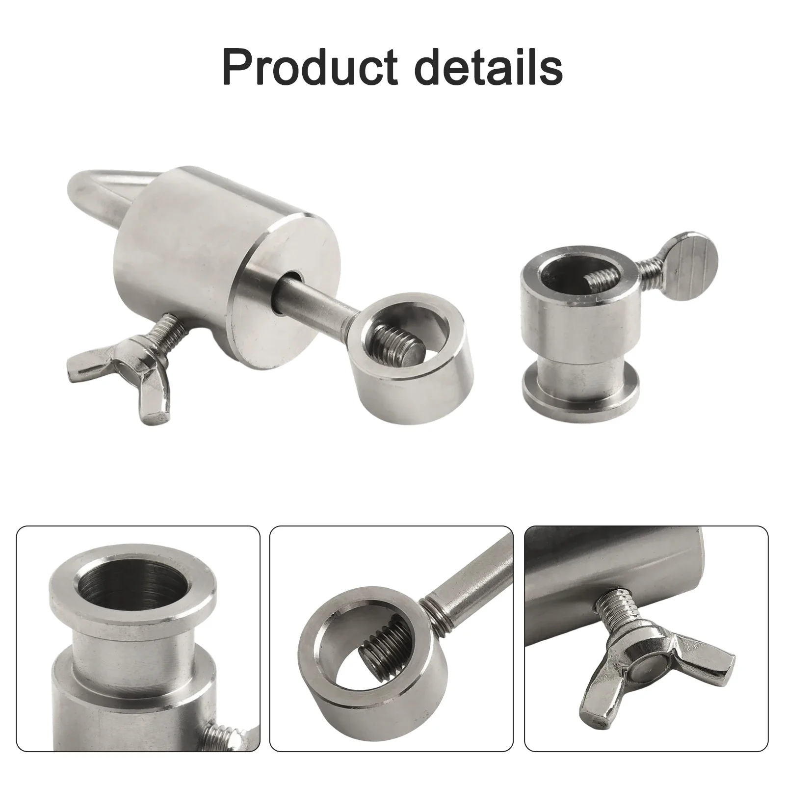 Brand New Weight Balancer BBQ Oven BBQ Rod Balance Skewer Limiter Rotisserie Roast Chicken Set Stainless Steel