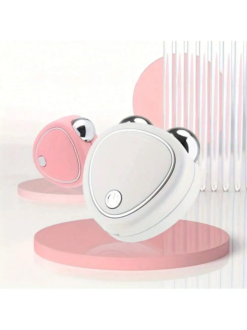 جهاز تدليك الوجه مع بكرات متقدمة لتدليك البشرة اللطيفة