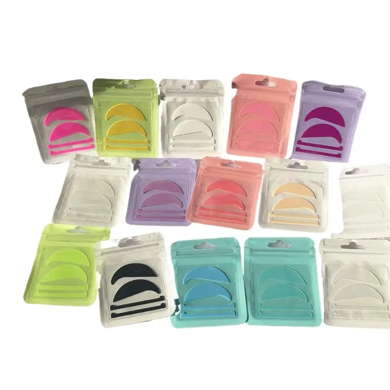 1 Set Cuscinetti Per Gli Occhi In Silicone Per Il Sollevamento Delle Ciglia Riutilizzabili Ciglia Perming Pad In Silicone Lash Lift Nastri Estensione Delle Ciglia Strumenti di Trucco