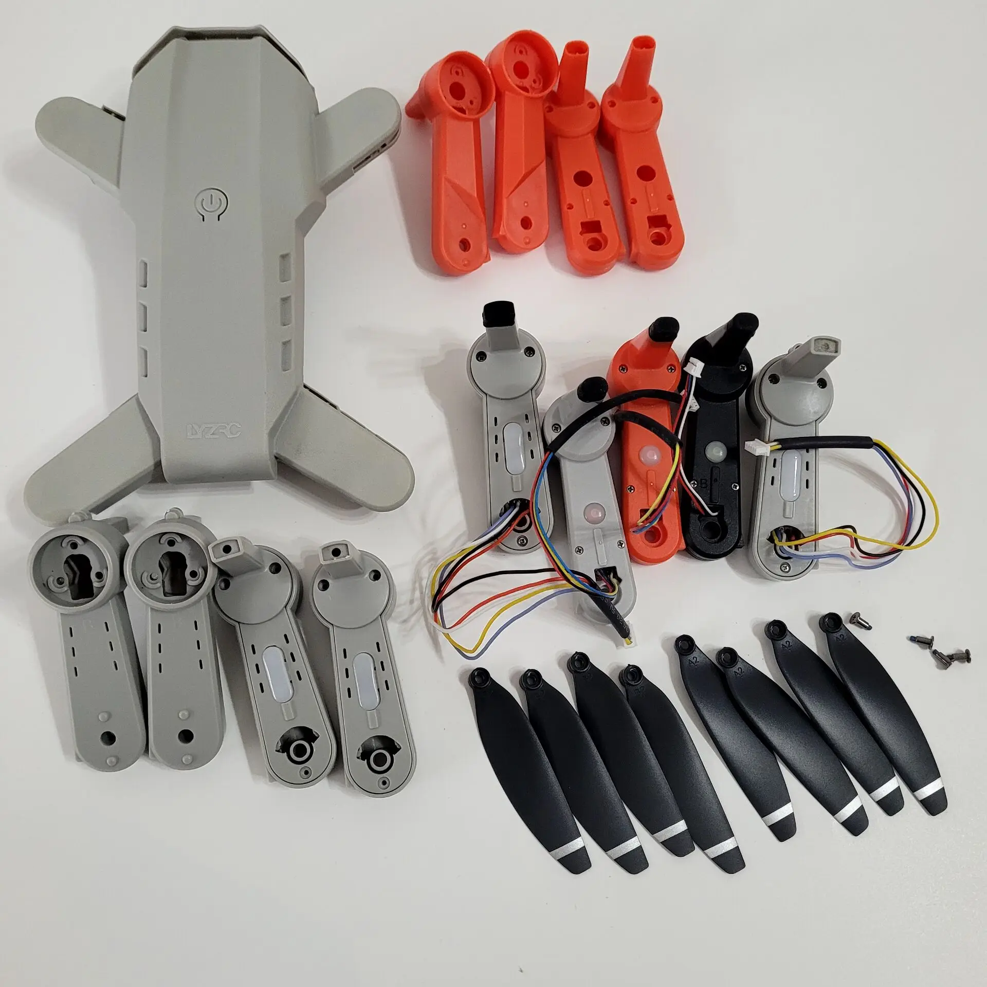 Original LYZRC Spare Part L900 PRO SE / L900 PRO SE MAX Accessory Body Shell / Propeller Blade / Motor Arm with Engine Part