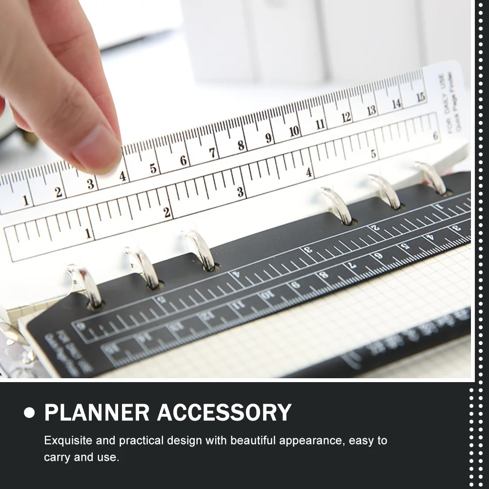 

18pcs Multi-Function Bookmark Ruler Plastic Page Marker Portable Planner Accessory Household Book Supply Lightweight