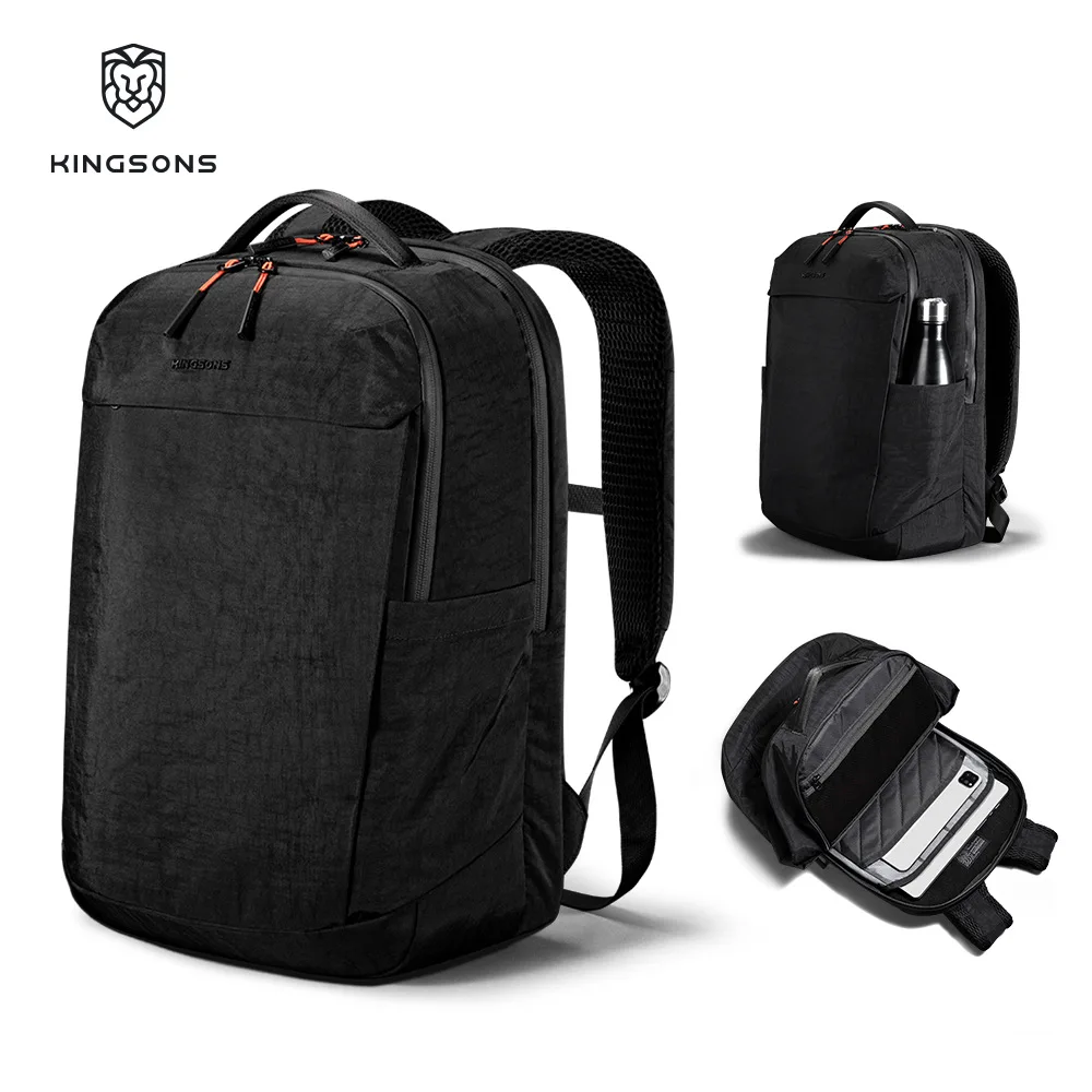 Kingsons Backpack Simple Outdoor Cross-Border Portable Leisure Backpack Anti-Splashing Luggage Pocket Mori Computer Bag