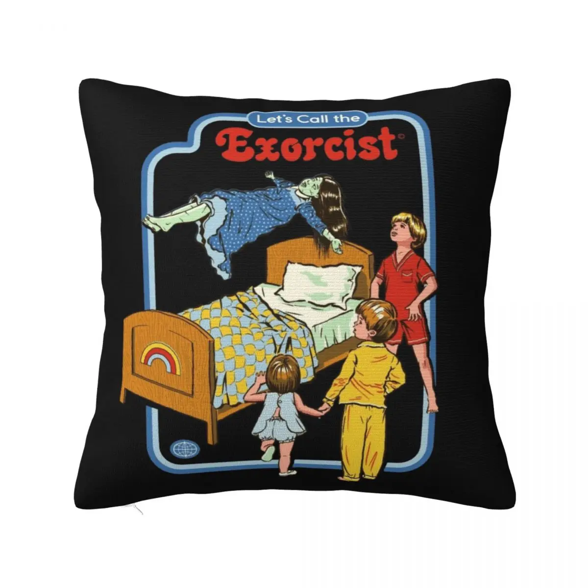 Let's Call the Exorcist Throw Pillow pillows decor home Sofa Cushions Covers Cushions Cover Luxury Pillow Case