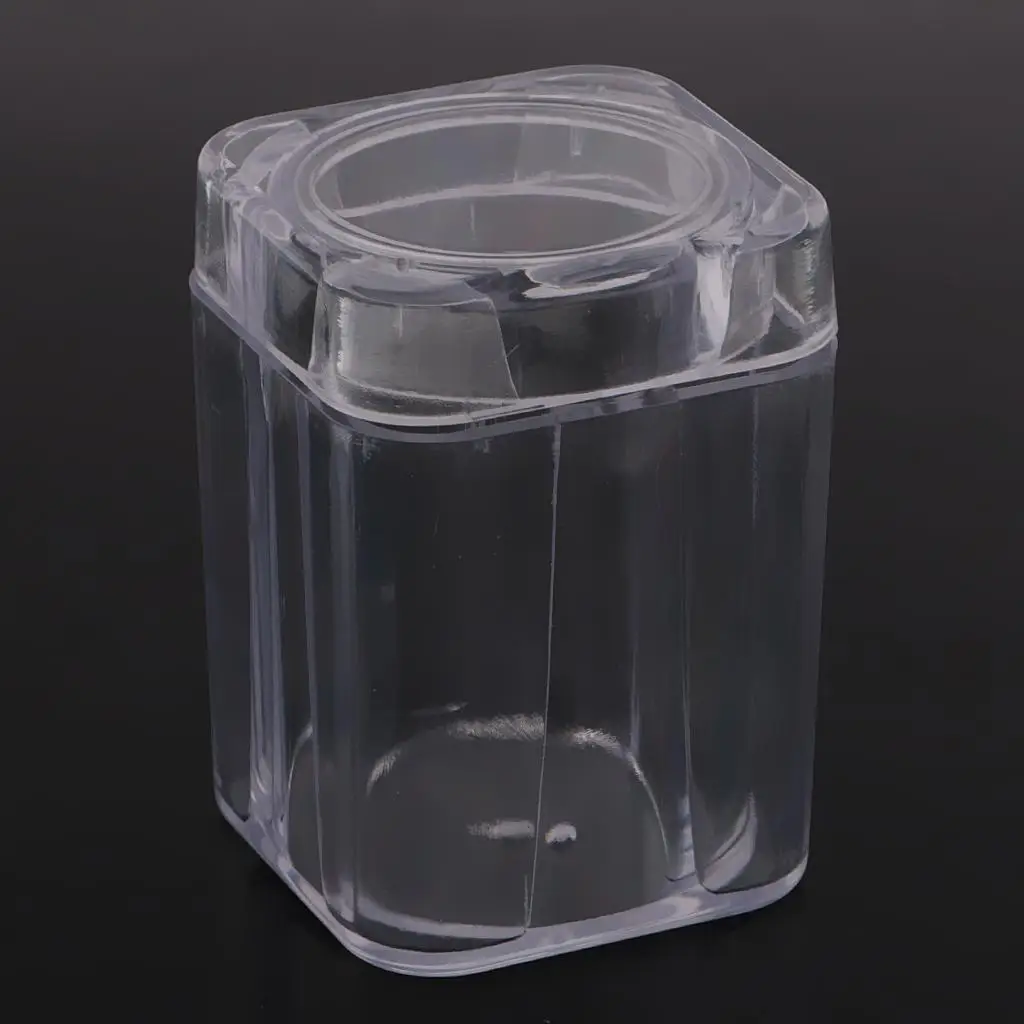 Clear Coins Case Coin Storage Box Container for Coins Stock 7mm