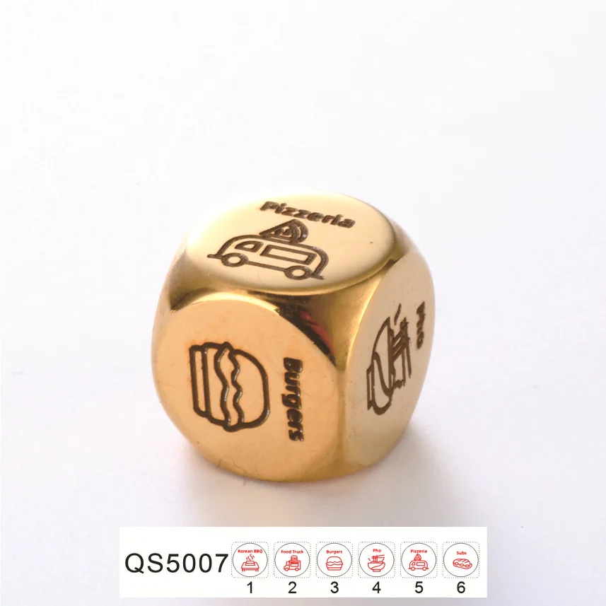 

Cross-border new decision dice entanglement Gospel Valentine's Day will stainless steel dice manufacturers spot