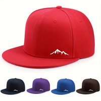 Unisex adjustable baseball cap-trendy, sun-protective flat brim hat for outdoor activities, polyester