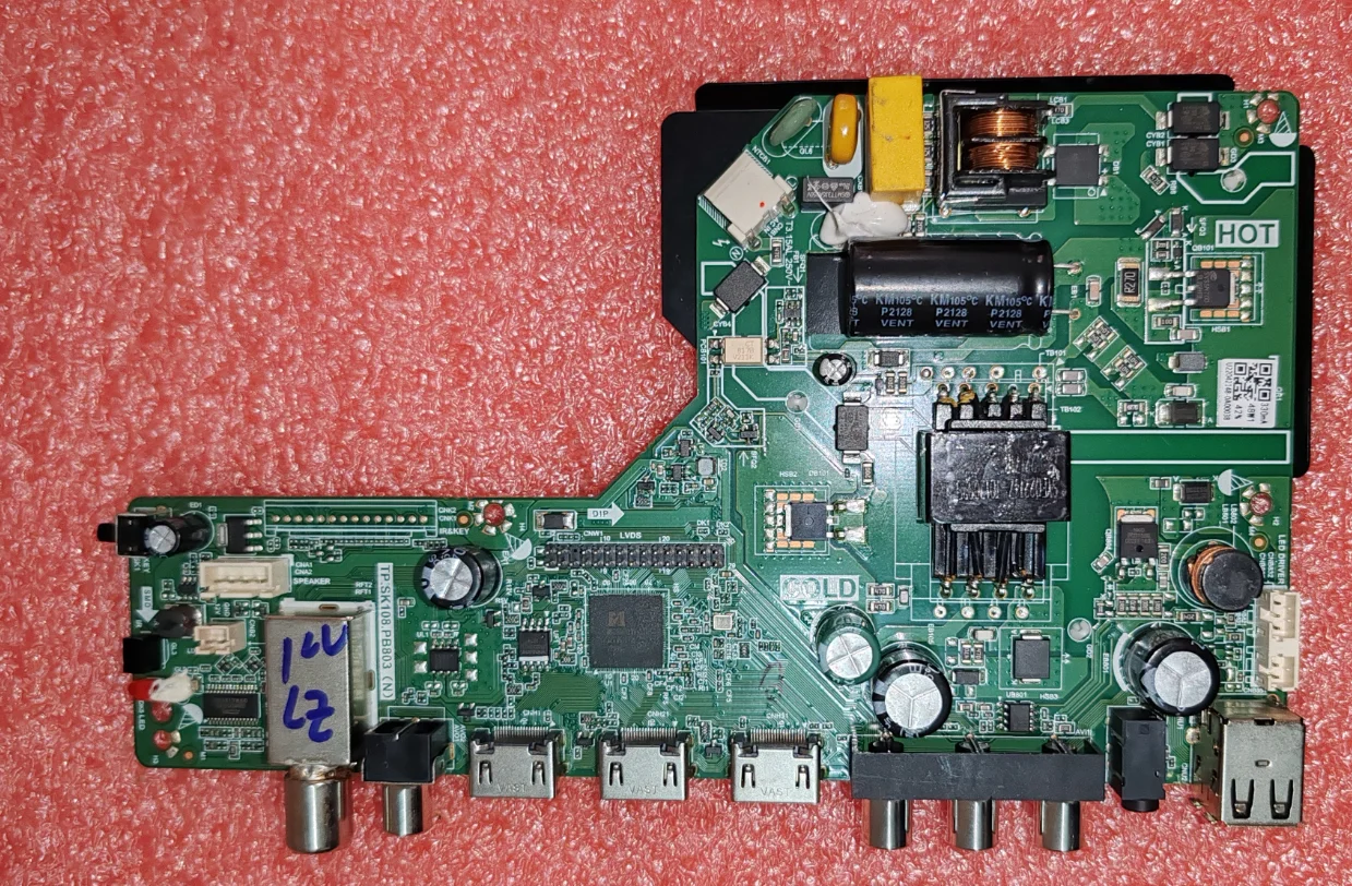 

TP.SK108.PB803(N) Physical photo of the built-in receiver on the three in one TV motherboard