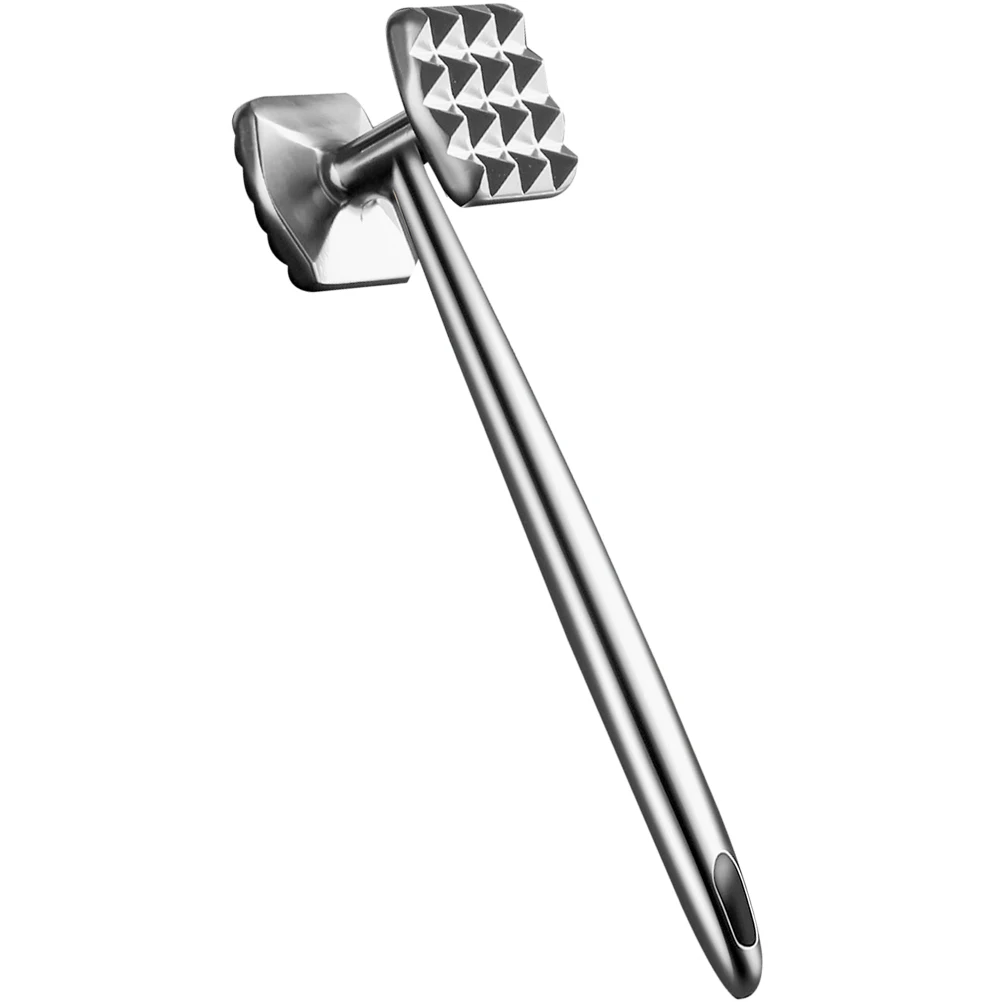 

304 Stainless Steel Meat Hammer Tenderizer Kitchen Mallet Beef Pounder Tool Ground Masher Steak Poultry Fiber Breaker