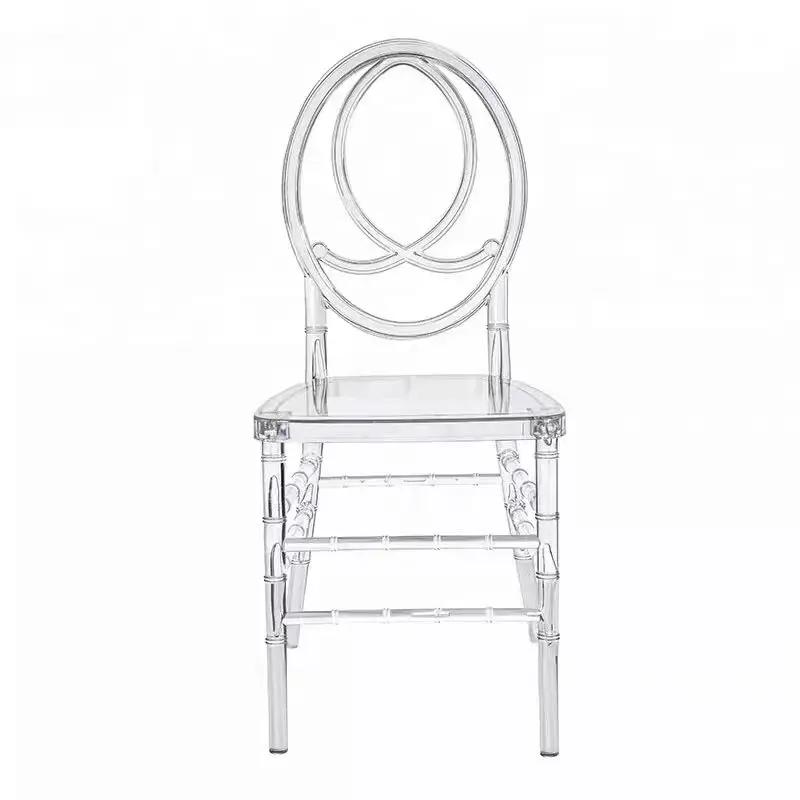 Acrylic Transparent Chair Wedding Chair Detachable Chiavari Outdoor Wedding Moment Party Gathering in Hotel House or Church