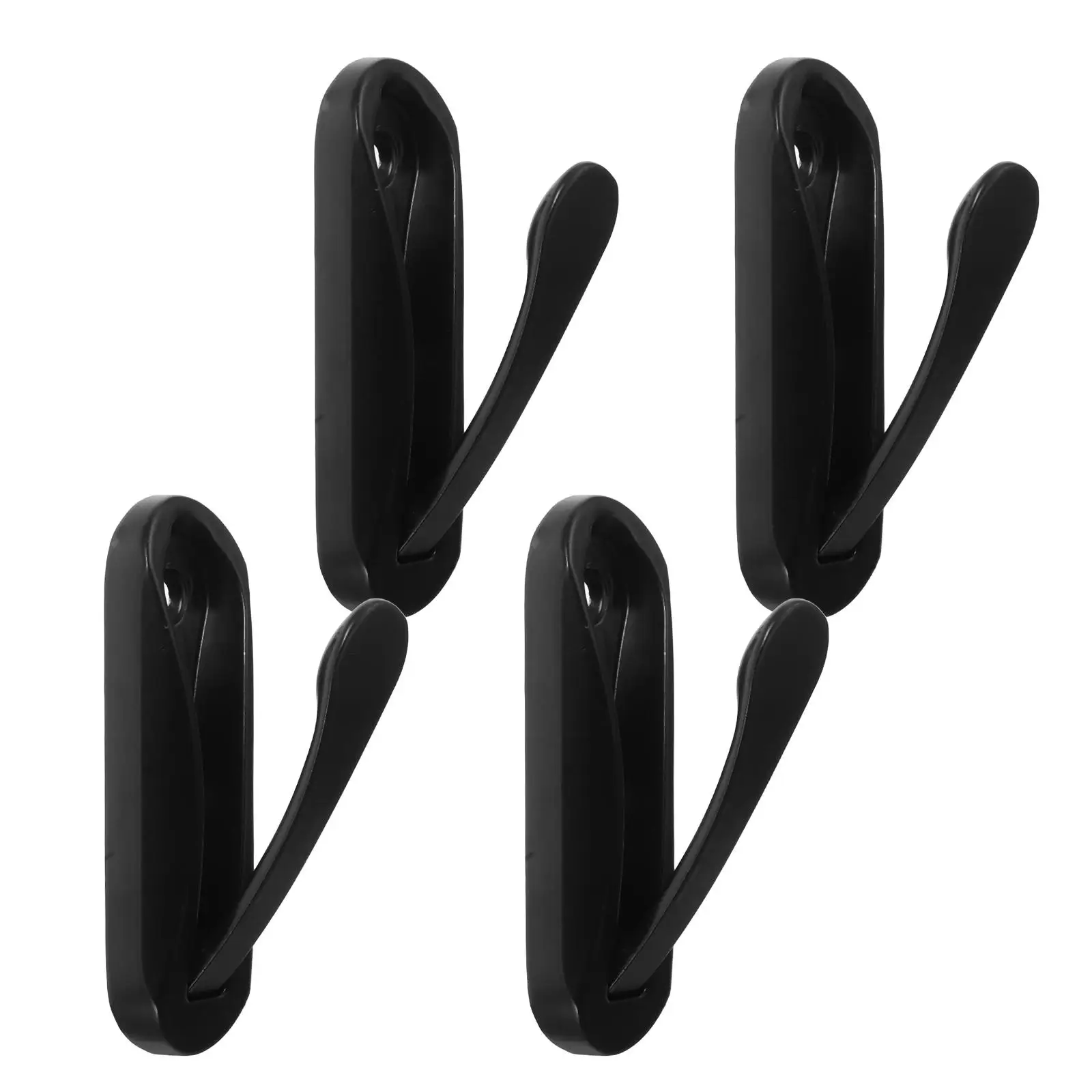 

4pcs Foldable Invisible Hooks Zinc Alloy Wall Bathroom Heavy Duty Portable Purse Rustic Jacket Farmhouse Single Hooks