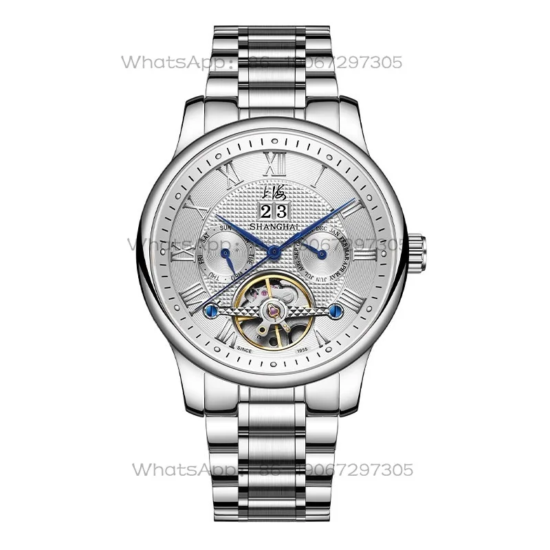 Time Island Watch 1 Store Shanghai Silhouette Series Dynamic Flywheel Automatic Mechanical Watch Men's Watch