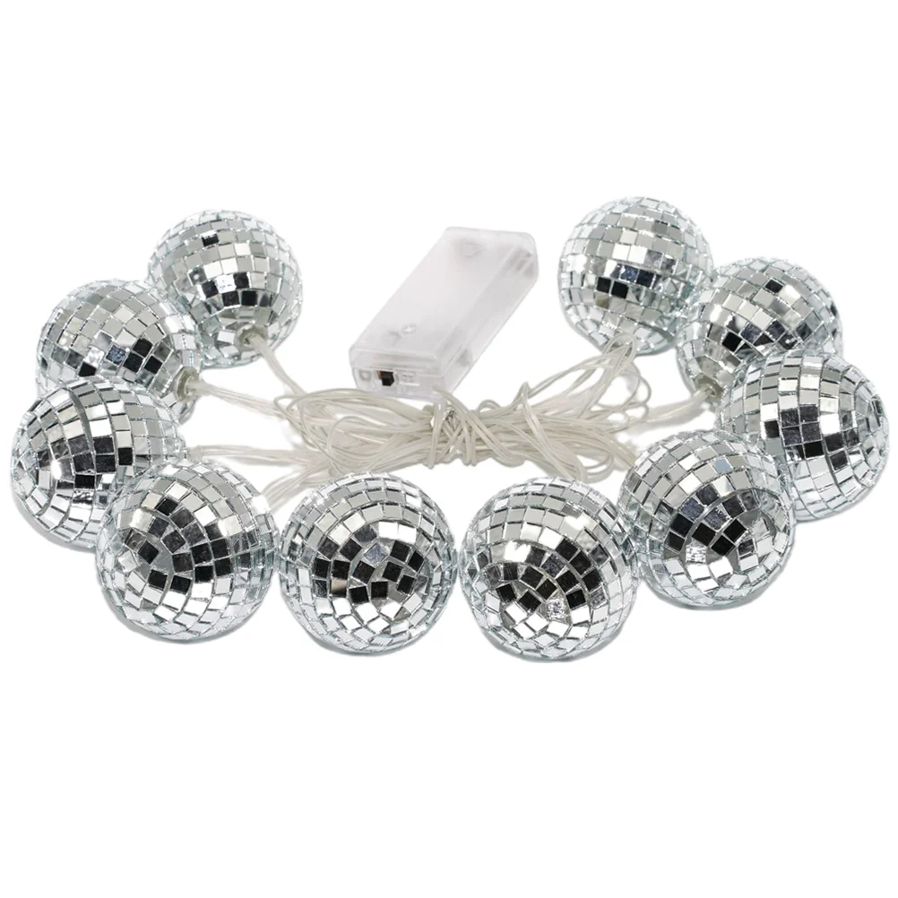 Reflective Mini Disco Ball Home Decor Party Decors House Decorations for Silver Christmas Light