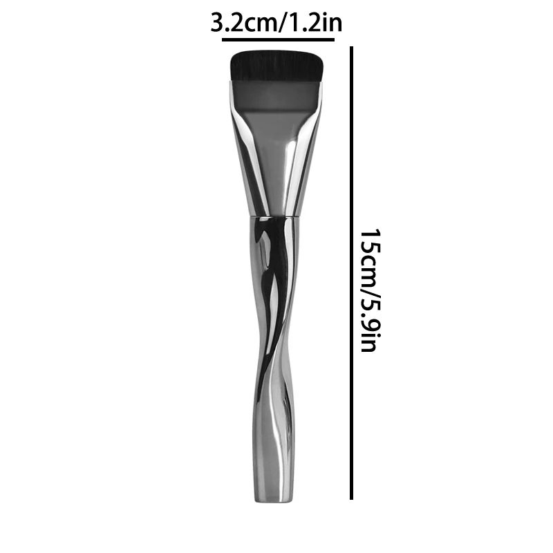 Pennello per fondotinta con una sola parola pennello per contorno viso leggero e sottile pennello per contorno piatto pennelli per fondotinta in crema per fondotinta