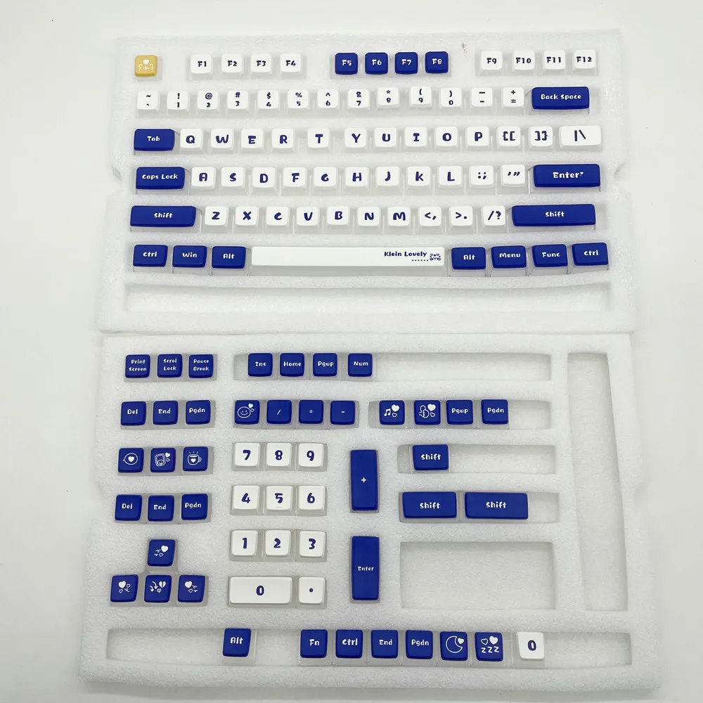 

Little Cute Keycap 126 Keys Double Shot Backlight RGB Sets PBT Material For Gateron Outemu Kailh TTC KTT JWK Cherry Mx Switches