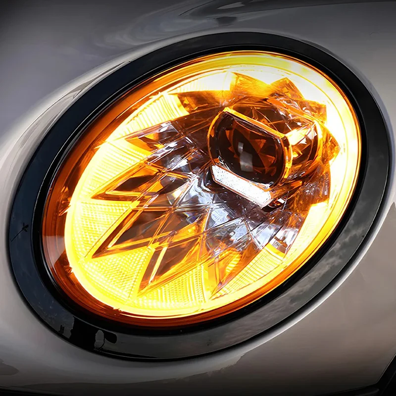 Headlights Assembly For Mini Cooper F55 F56 F57 2014-2020 Upgrade Bentley Style Auto LED Projector Lens Plug and Play Car Tools