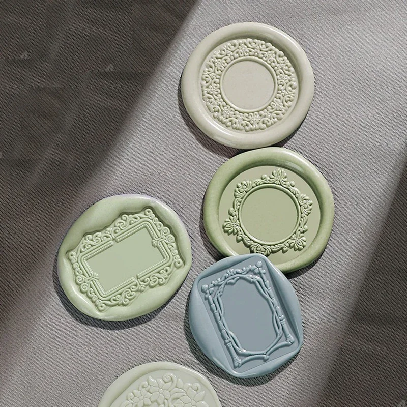 ختم من الشمع ختم رئيس إطار صور خمر عقد صور ختم ختم رئيس DIY بها بنفسك بطاقات المغلفات دعوات الزفاف سكرابوكينغ