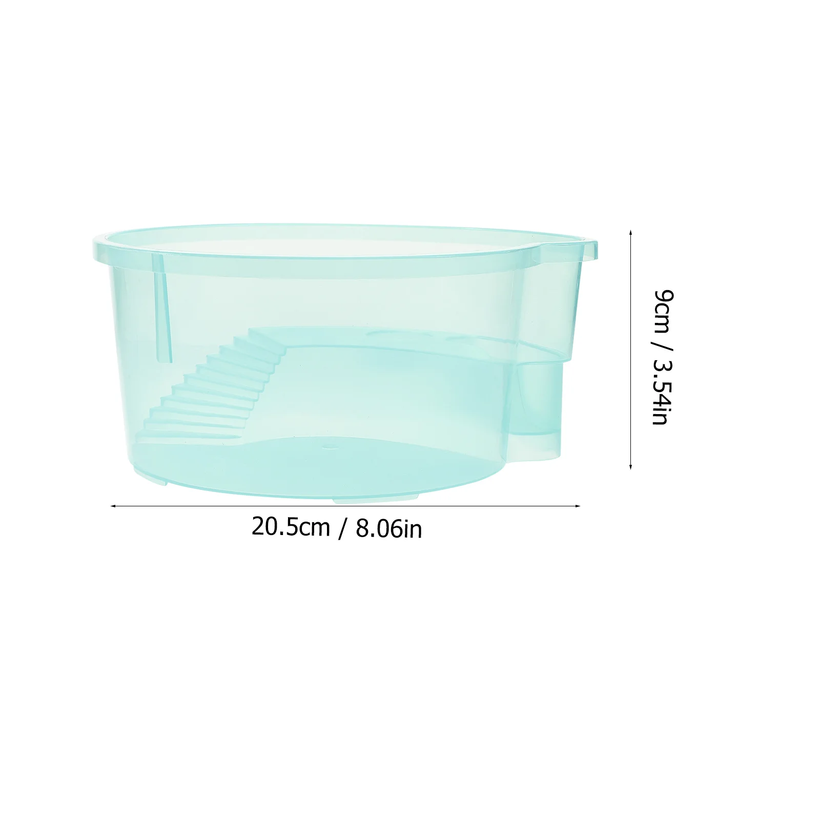 Indoor Turtle Tank Durable Plastic Breeding Container Leak Proof Turtle Habitat Small Fish Tank Aquarium Fish Farming Container