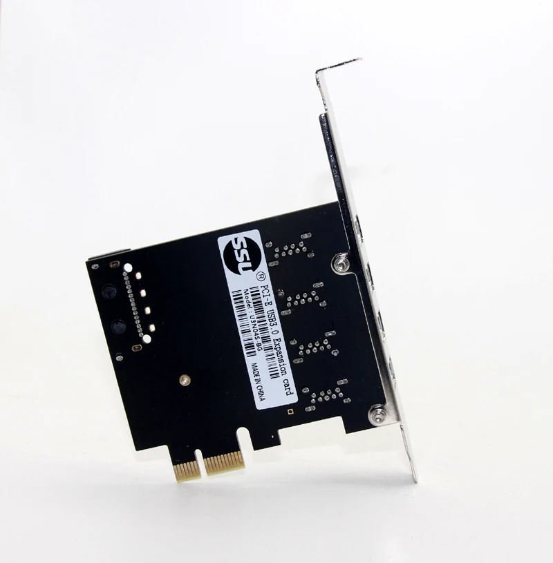 4 Port USB 3.0 5 Gbps PCI-Express X1 Card Adapter HUB Ondersteuning Low Profile Bracket