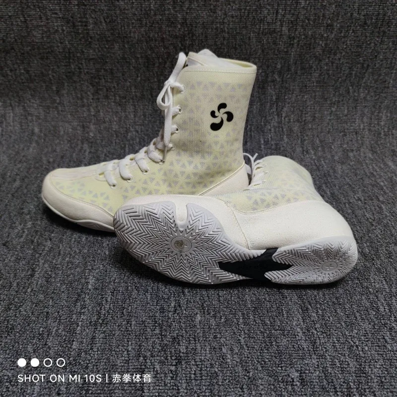 Professional Wrestling Shoe Mesh Breathable Boxing Boots Comfortable Fighting Shoes Good Quality Gym Training Shoes For Men