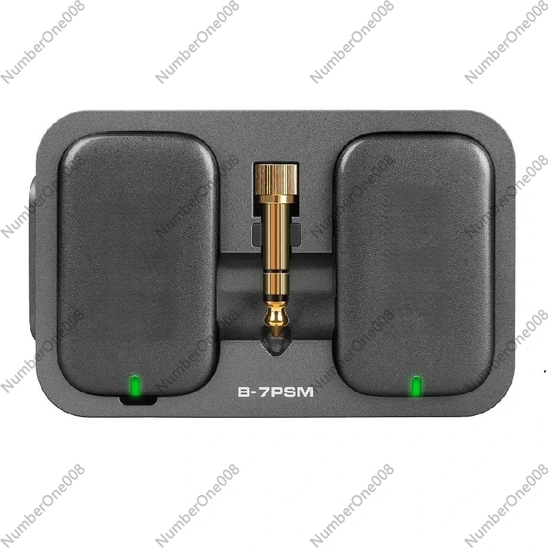 5.8GHz Wireless In Ear Monitor System Transmitter Receiver Rechargeable for Guitar Bass Stage Performance 24bit 40kHz