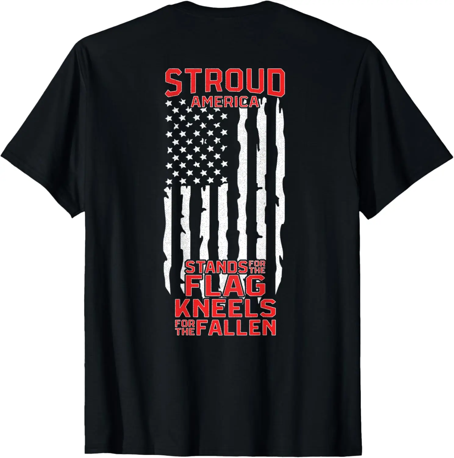 Stroud Oklahoma - Camiseta com bandeira americana
