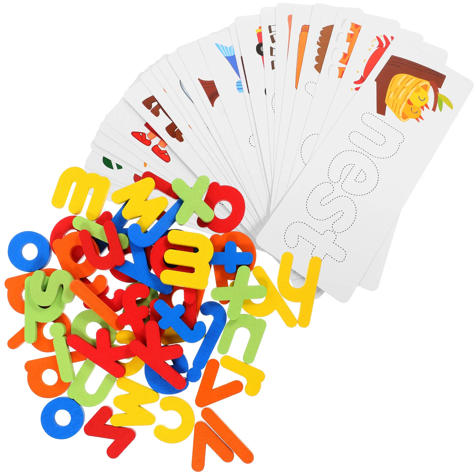 1 ensemble de lettres anglaises en bois, jeu d'apprentissage de l'orthographe, développement éducatif du cerveau, cadeau d'éducation précoce Parent et enfant