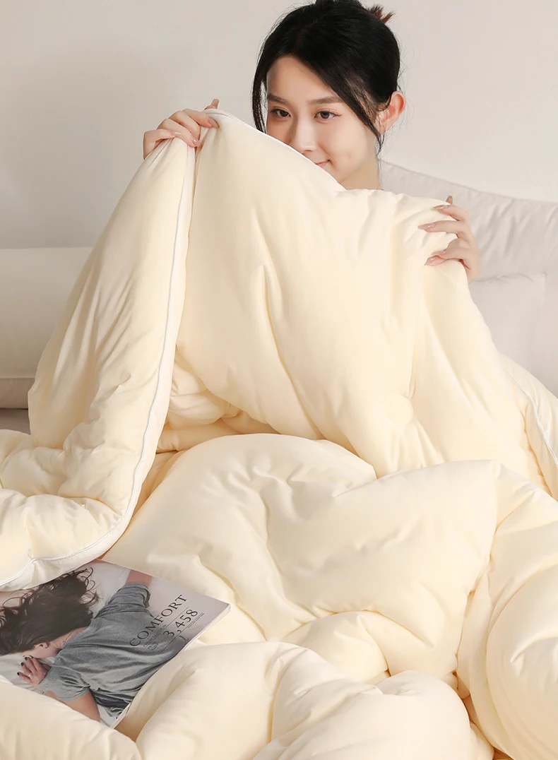 

Customizable Thickened Warm Autumn and Winter Quilt Core Student Dormitory Silk Cotton Quilt