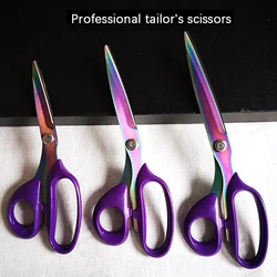 8/9/10Inch Heavy Duty Titanium Tailor Scissors Stainless Steel Sewing Scissors Multi-Purpose Shears For Dressmaking Tailoring