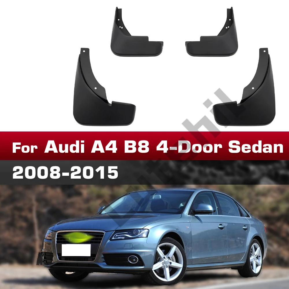 Kotflügel für Audi A4 B8 2008 2009 2010 2011 2012 2013 2014 2015 Schmutzfänger Spritzschutz Kotflügel Schmutzfänger Autozubehör