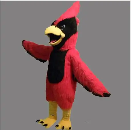 جديد الكبار الساخن بيع الكرتون الأحمر الطيور التميمة حلي عيد الميلاد ملابس تنكرية للهالوين زي التميمة السفينة حرة