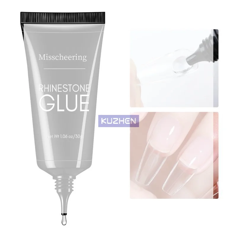 Soak Off Construction DIY Tool Manicure Set Clear Crystal Prolong Nail Gel Acrylic Extension Repair Gel Fast Building Tools 3Pc