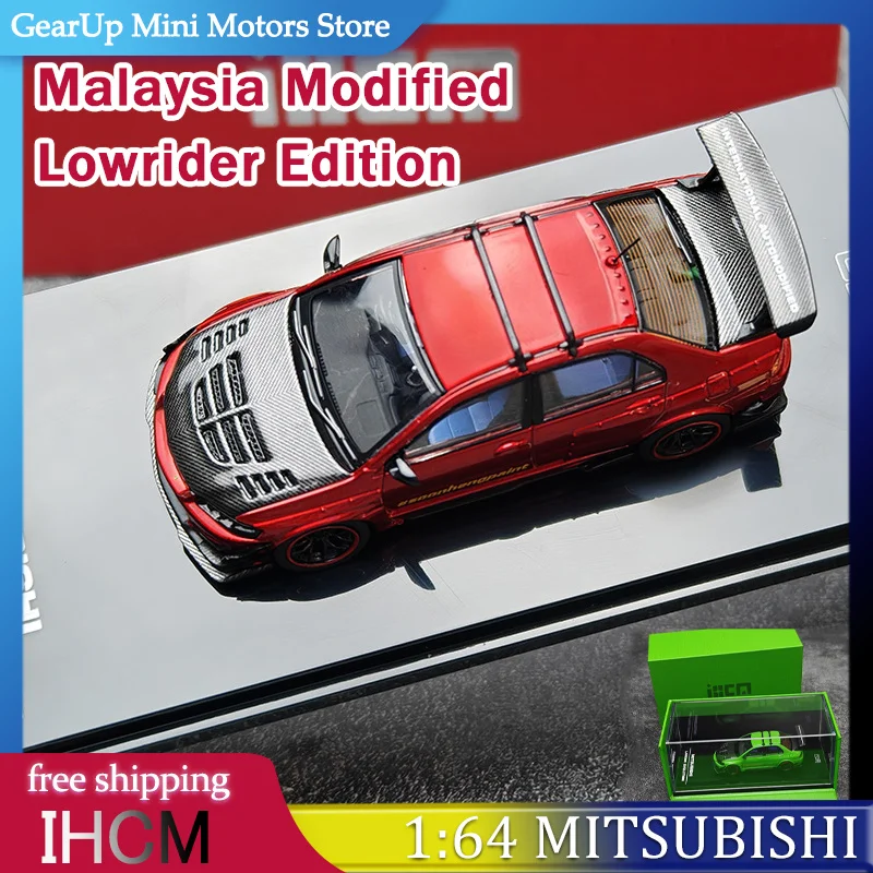 

IHCM 1:64 Mitsubishi Lancer Evolution IX Malaysia Modified Lowrider Edition JDM Alloy Model In Stock for JDM Car Collectors Toy
