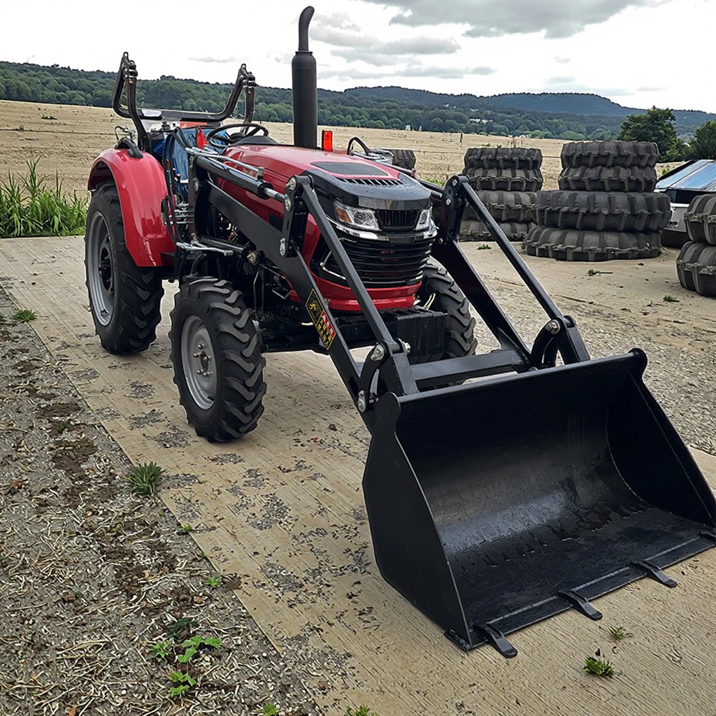 

CE Euro 5, абсолютно новый 4-колесный сельскохозяйственный мини-дизельный трактор мощностью 50-60 л.с., готовый к Китае на продажу