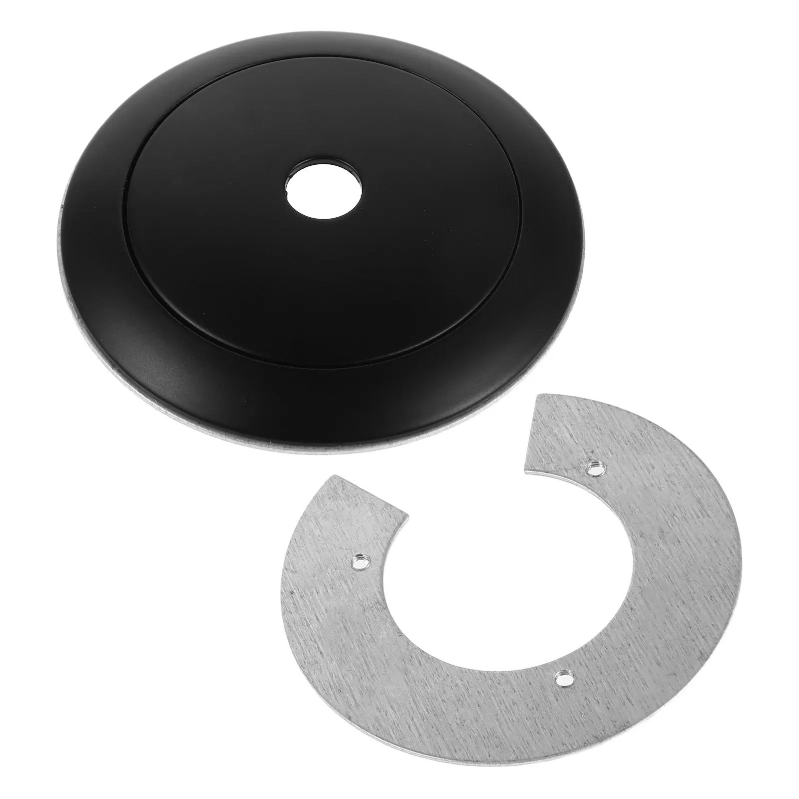 Metal Lampshade Ring Adapter Stainless Steel Matte Black Lamp Shade Replacement Washer Gasket Accessories for Table Pendant