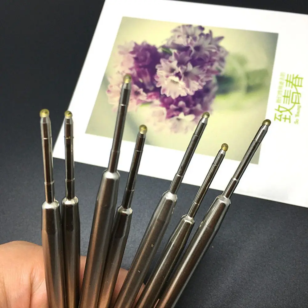 10PCS Fine Cross Style Blue/Black Ink 0.5mm Medium Nib Ballpoint Pen Refills