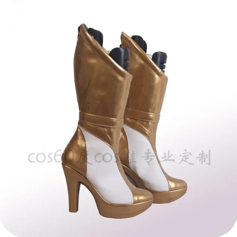 LOL KDA Ahri Akali Kaisa Evelynn Cosplay Shoes Boots Women Girl Christmas Game Halloween Party Costume Props view 2