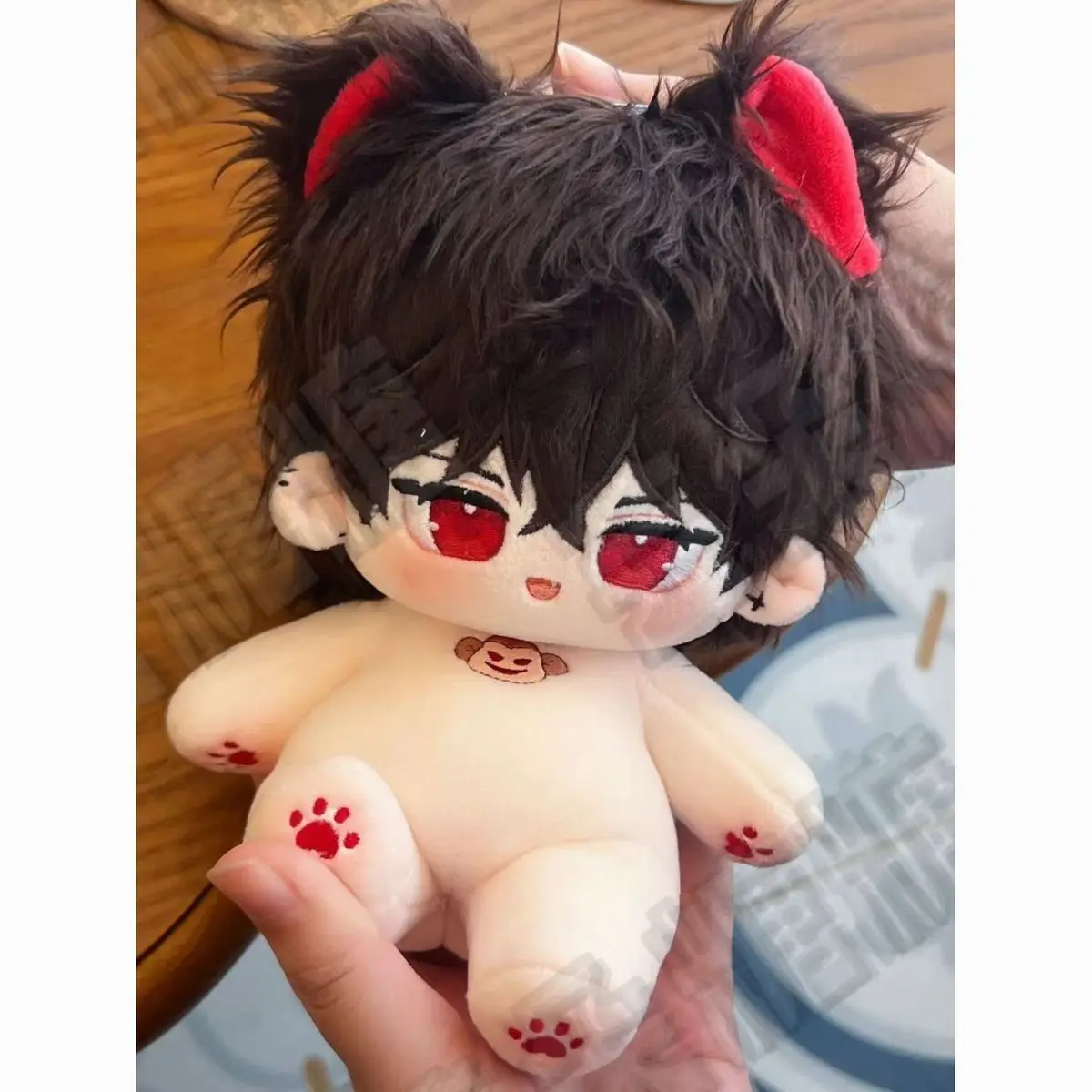 Peluche 20cm jeu Anime Mob Psycho 100 Muzhicheng figurine de taille normale-fan-madBody peluche poupée jouet doux habiller coton enfant cadeau