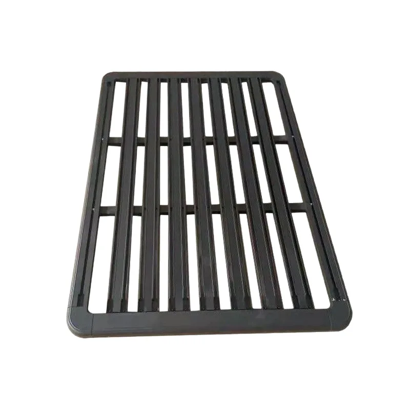 Off-road pickup SUV roof rack, black single-layer luggage frame, pull cargo luggage rack, go out tent