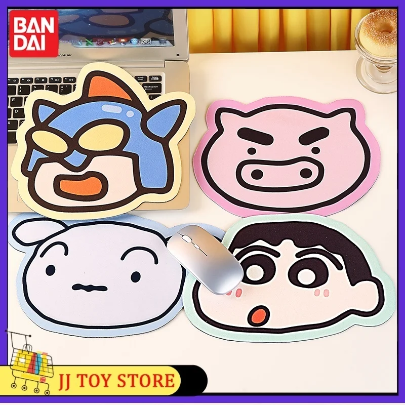 Anime Crayon Shin-Chan Cute Little White Office Work Mouse Pad Peripheral Cartoon Cute Creative Pad For Wrist Protection Gift