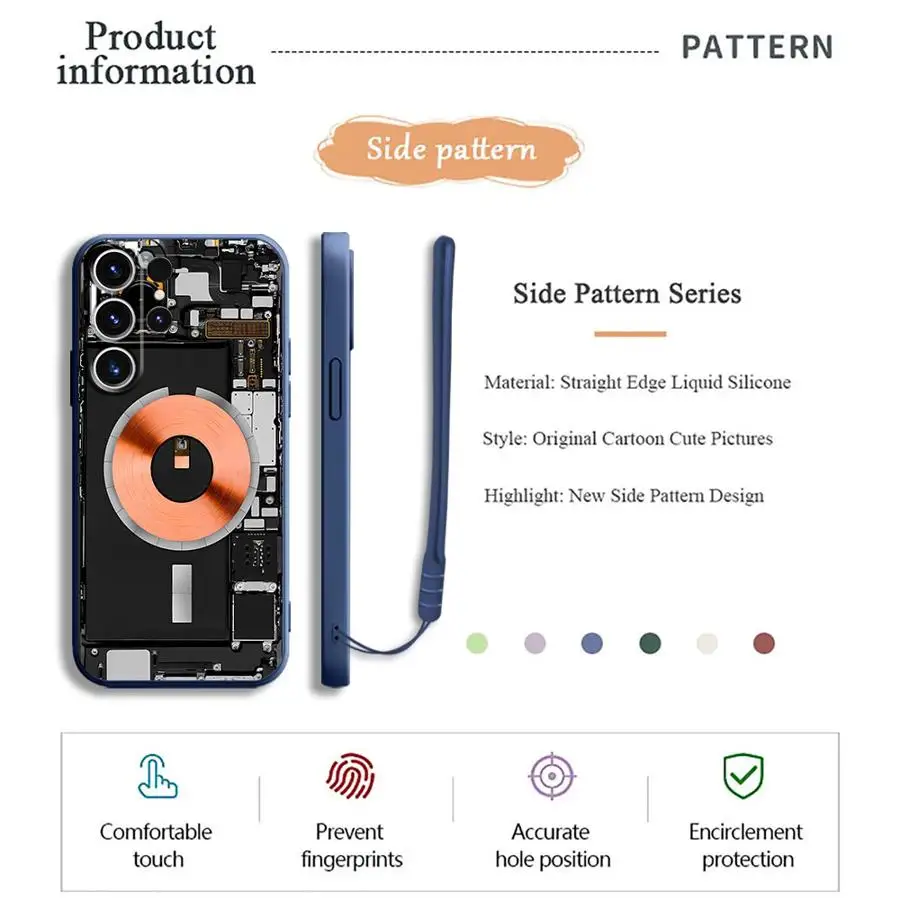 Case for Samsung Galaxy S25 Edge S23 S21 Plus S24 FE S22 Ultra Note 20 10 Ultra S20 Soft Cover Route Creativity