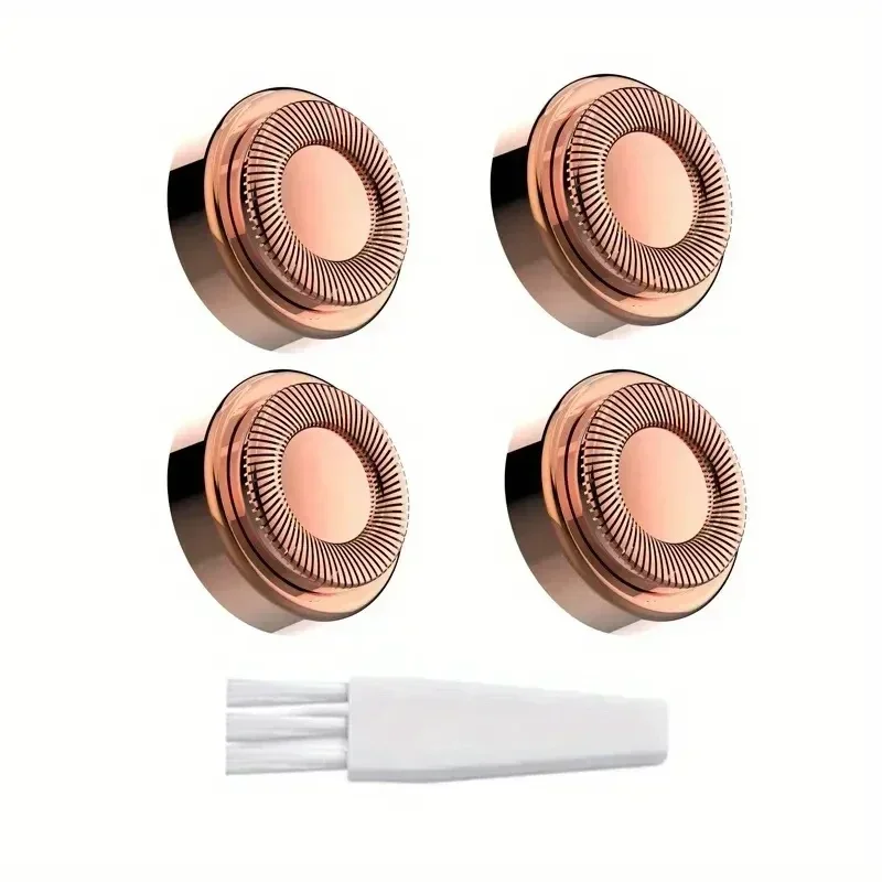 4 pcs Finishing Touch Flawless Facial Hair Remover Replacement Heads - Painless and Effective Hair Removal