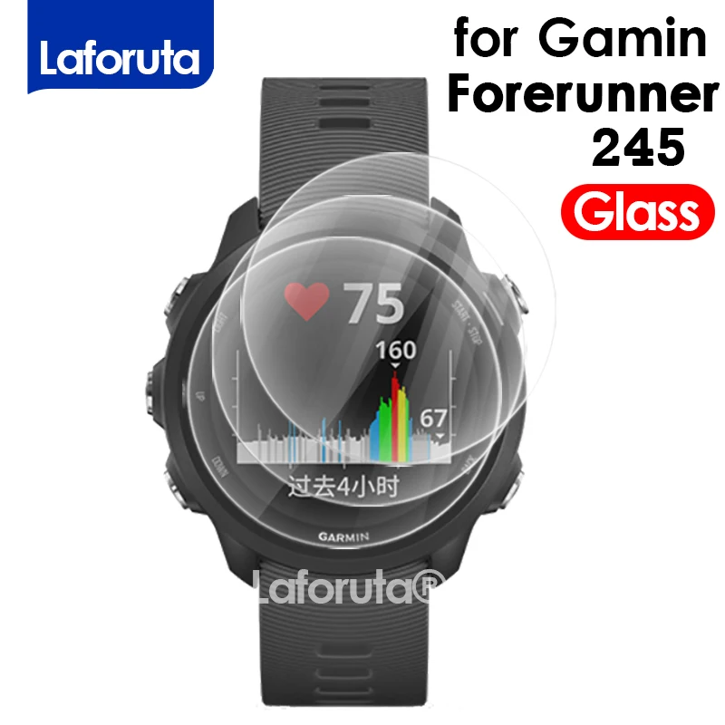 Tempered Glass For Garmin Forerunner 245 Screen Protector Forerunner 235 265 55 645 965 Approach S62 MARQ Golfer Protective Film for samsung galaxy watch6 classic 47mm 5pcs enkay 0 2mm 9h tempered glass screen protector watch film