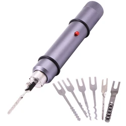 Electric Pick Gun Self Clamping Screw Needle Precisely Adjustable Force Size Locksmith Tool for Civilian Lock Tools